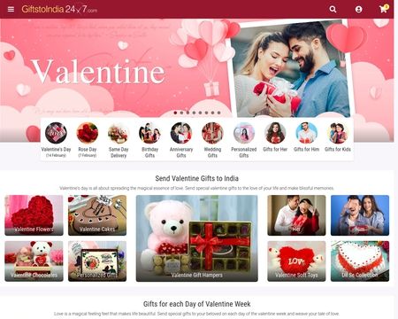 website thubmnail of GiftstoIndia24x7