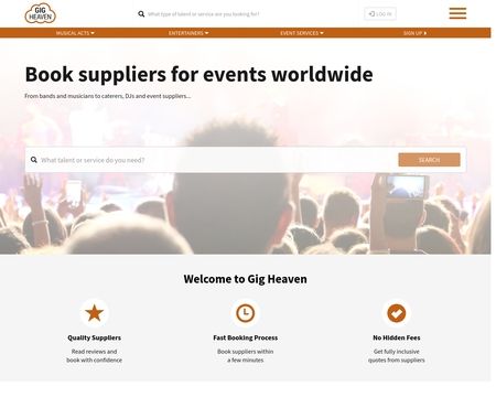 website thubmnail of Gigheaven