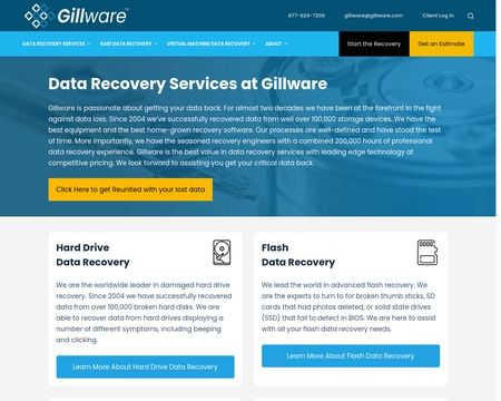 website thubmnail of Gillware