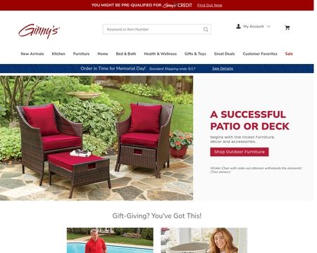 website thubmnail of Ginny's
