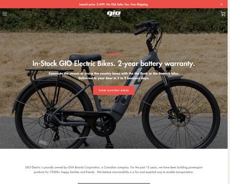 GIO Electric Bikes