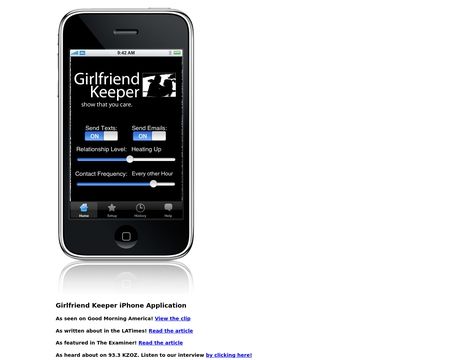 Girlfriend Keeper App