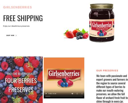 website thubmnail of Girlsenberries