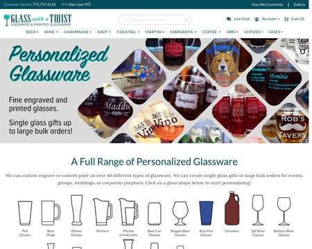 website thubmnail of Glass With A Twist