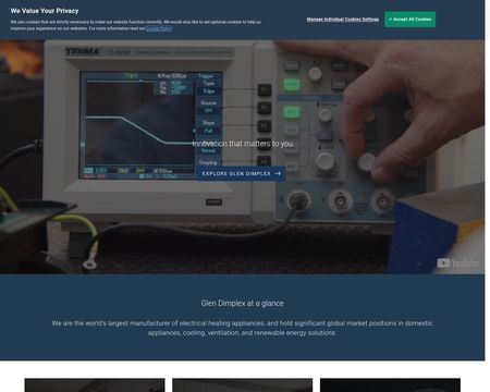 website thubmnail of Glendimplex