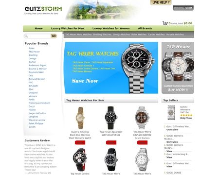 website thubmnail of Glitzstorm