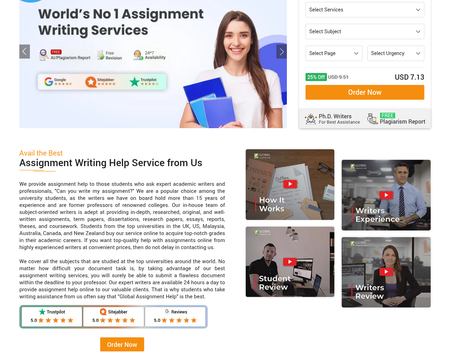 website thubmnail of Global Assignment Help