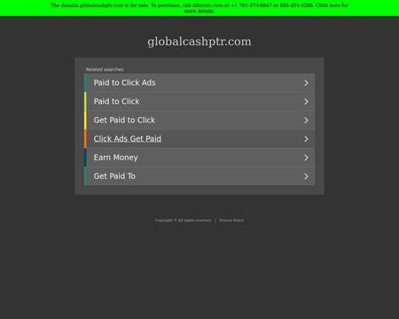website thubmnail of Globalcashptr