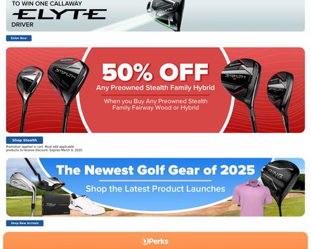 website thubmnail of Global Golf