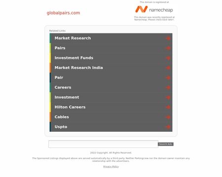 website thubmnail of Globalpairs