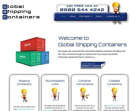 website thubmnail of Global Shopping Containers