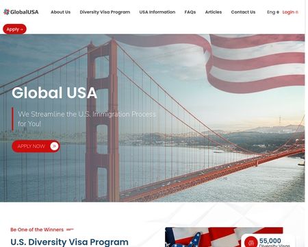 website thubmnail of Globalusagreencard.org