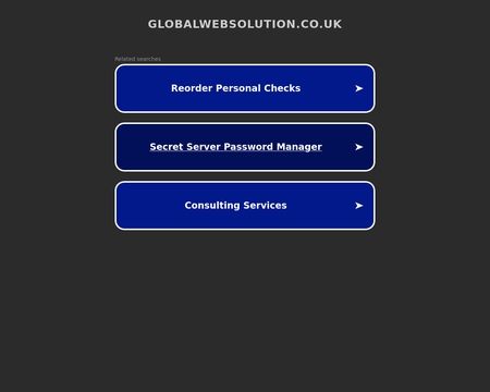 website thubmnail of Globalwebsolution.co.uk