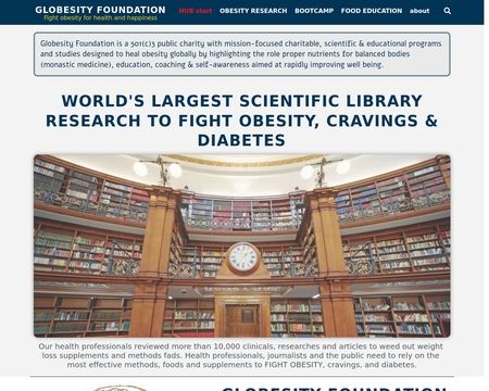 website thubmnail of Globesity Foundation