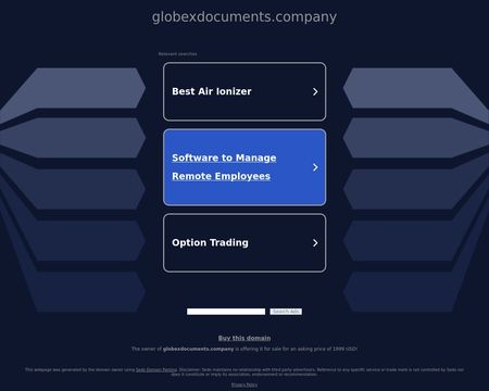 website thubmnail of Globex Documents