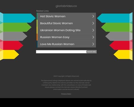 website thubmnail of Gloriabrides.co