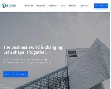 website thubmnail of GloriumTech