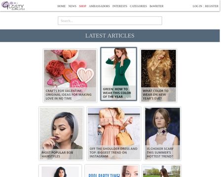 website thubmnail of Glosty