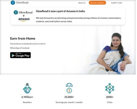 website thubmnail of Glowroad