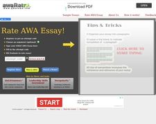 Thumbnail of Rate GMAT AWA Essays
