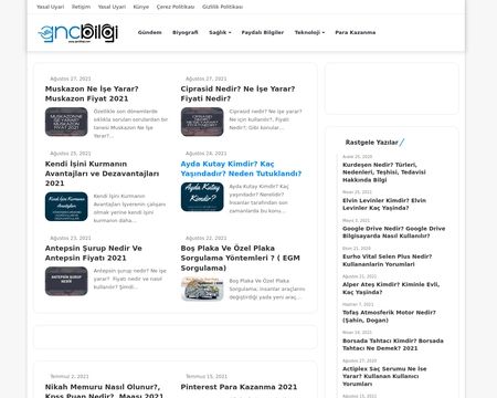 website thubmnail of Gncbilgi