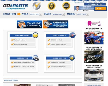 website thubmnail of GO Parts