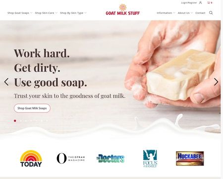 website thubmnail of Goats Milk Stuff