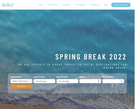 website thubmnail of Gobluetours