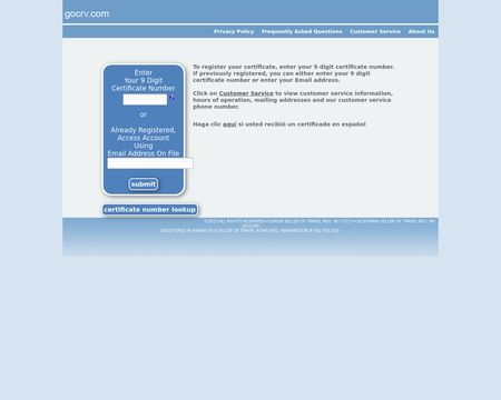 website thubmnail of Gocrv