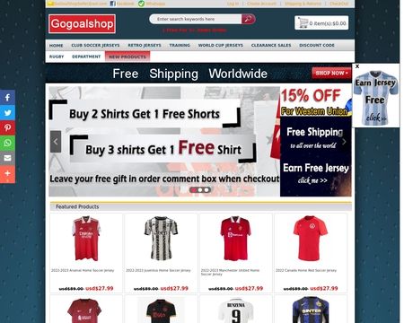 website thubmnail of GoGoalShop