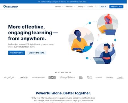 website thubmnail of GoGuardian