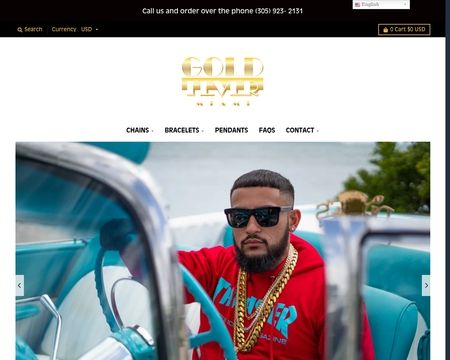 website thubmnail of Gold Fever Miami