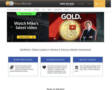 website thubmnail of GoldSilver