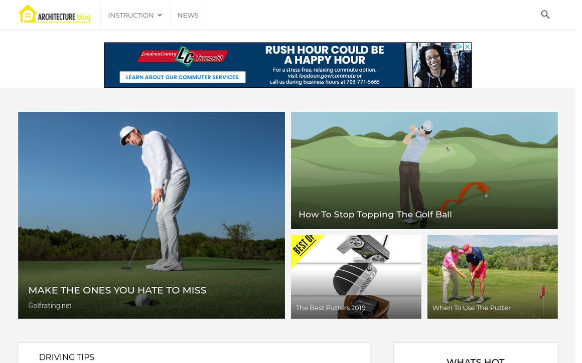 website thubmnail of Golfrating.net