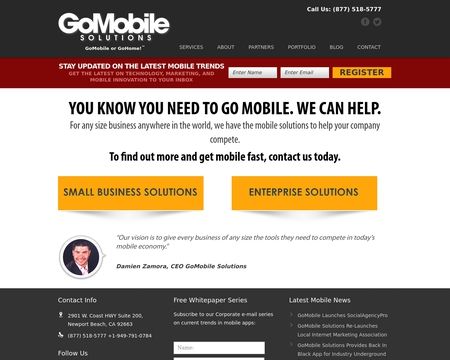 website thubmnail of GoMobile