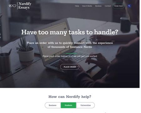 website thubmnail of Gonerdifyessays
