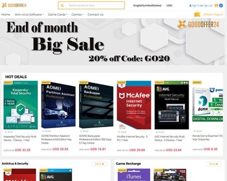 website thubmnail of Good Offer 24