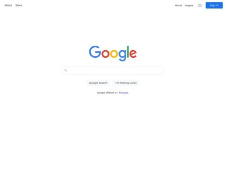 website thubmnail of Google.dz