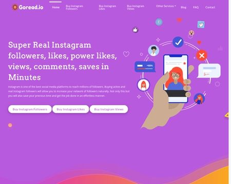 website thubmnail of Goread.io