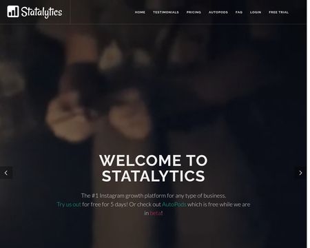 website thubmnail of Statalytics