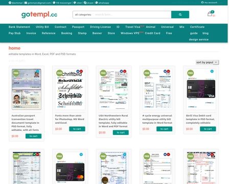 website thubmnail of Gotempl.cc