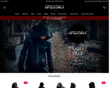 website thubmnail of Gothicious