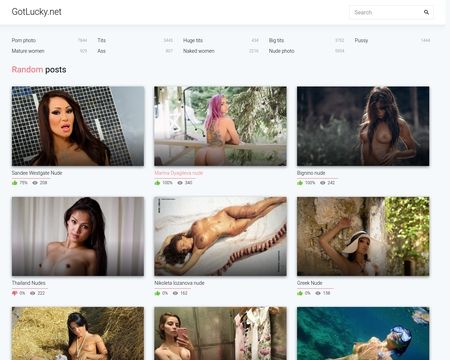 website thubmnail of Gotlucky.net