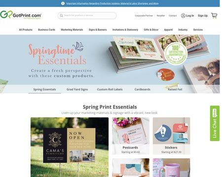 website thubmnail of GotPrint.com