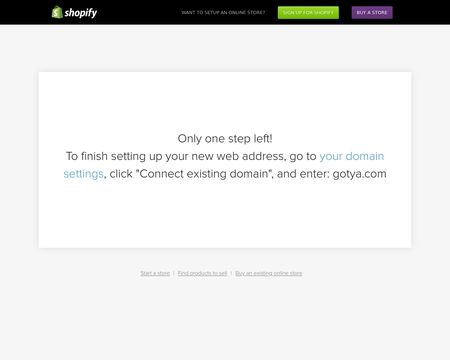website thubmnail of Gotya
