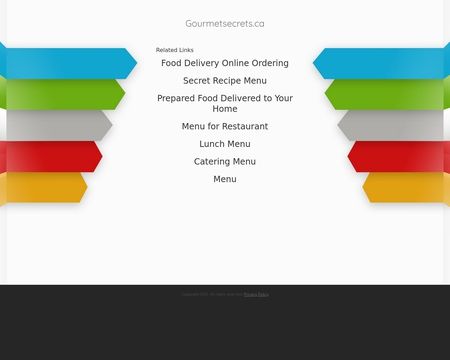 website thubmnail of Gourmet Secrets