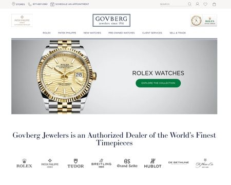 website thubmnail of Govberg Jewelers