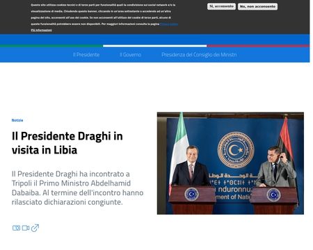 website thubmnail of Governo.it