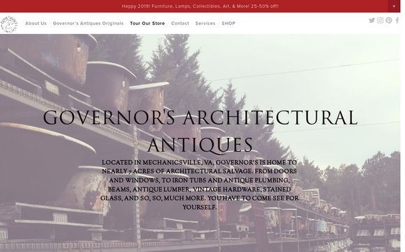Thumbnail of Governorsantiques.com