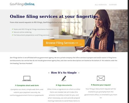 website thubmnail of GovFilingsOnline